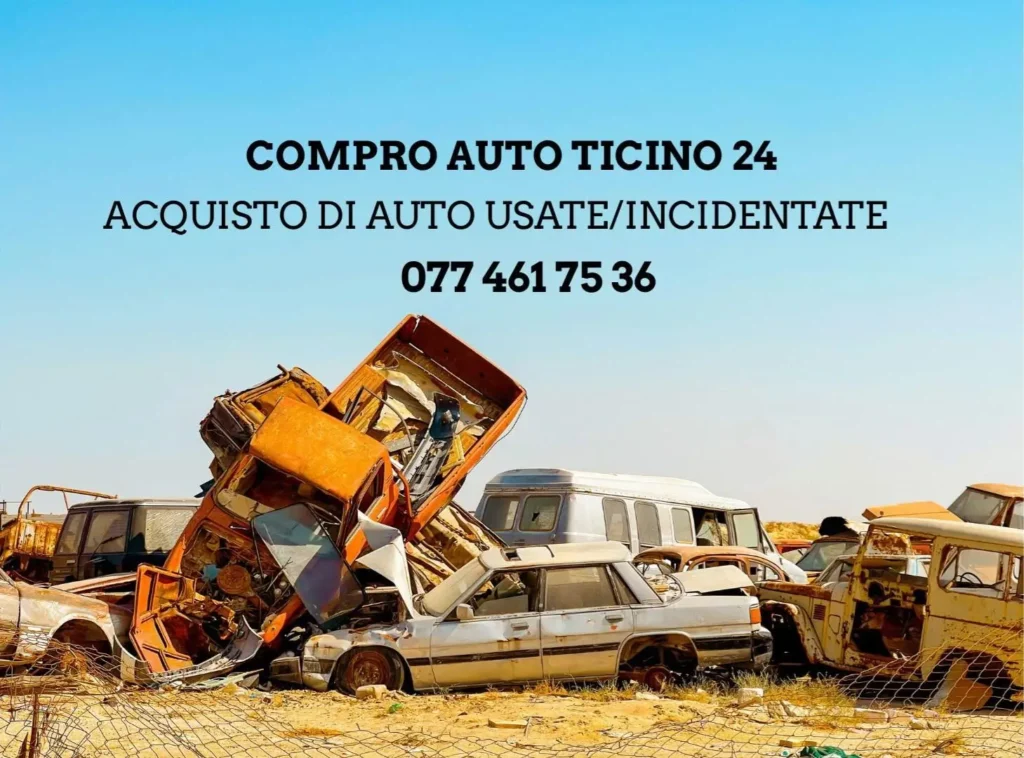 Compro Auto Bellinzona Ticino – Vendita Auto Facile con Ritiro sul Posto